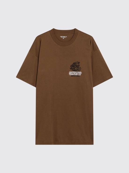 26FW 칼하트 WIP 반팔 티셔츠 I037230 3TGXX Brown - CARHARTT WIP