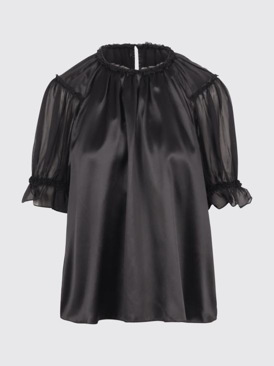 26FW 울라 존슨 탑 PF260230 001 Black - ULLA JOHNSON