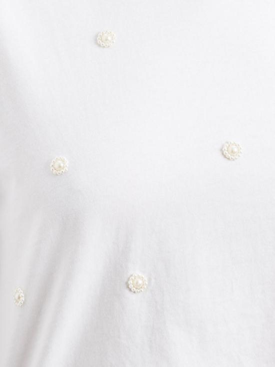 26FW 트윈셋 반팔 티셔츠 262TP2020 11271 White - TWINSET