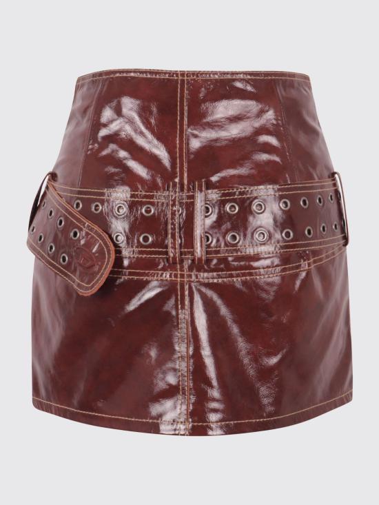 26FW 디젤 스커트 A221740SIBQ 77Q Brown - DIESEL