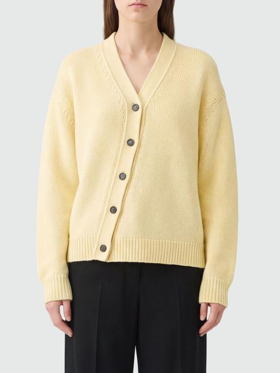 26FW 질샌더 스웨터 J02HP0065J14860 737 Yellow