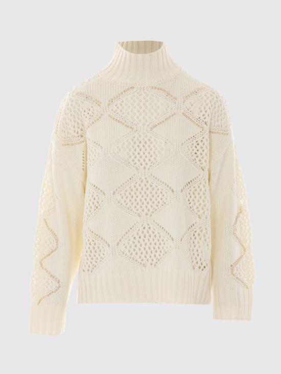 26FW 리우조 스웨터 WF6287MA37R 10701 White - LIU JO