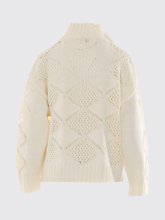 26FW 리우조 스웨터 WF6287MA37R 10701 White - LIU JO