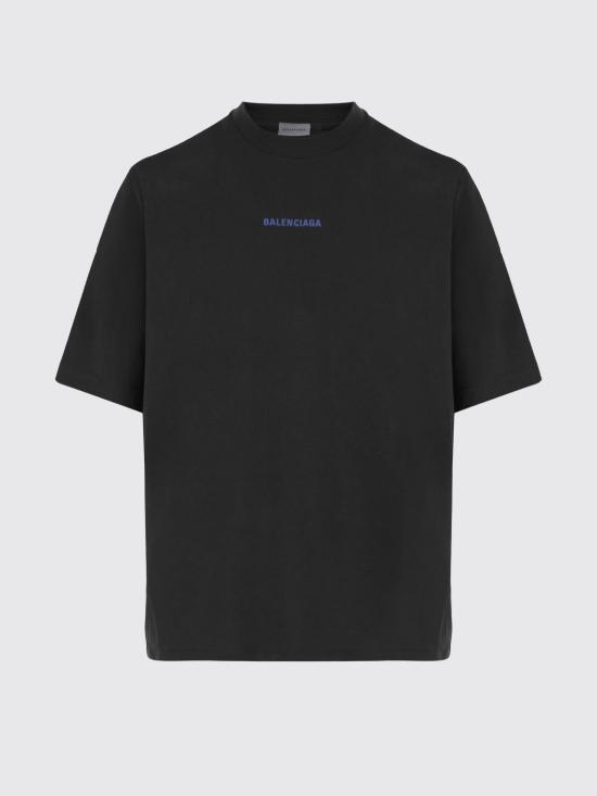 26FW 발렌시아가 백 티셔츠 미디움 핏 764235TTVJ1 8014 Black - BALENCIAGA