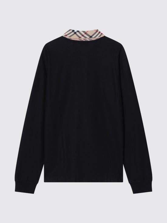 26FW 버버리 폴로 티셔츠 8132655 Black - BURBERRY