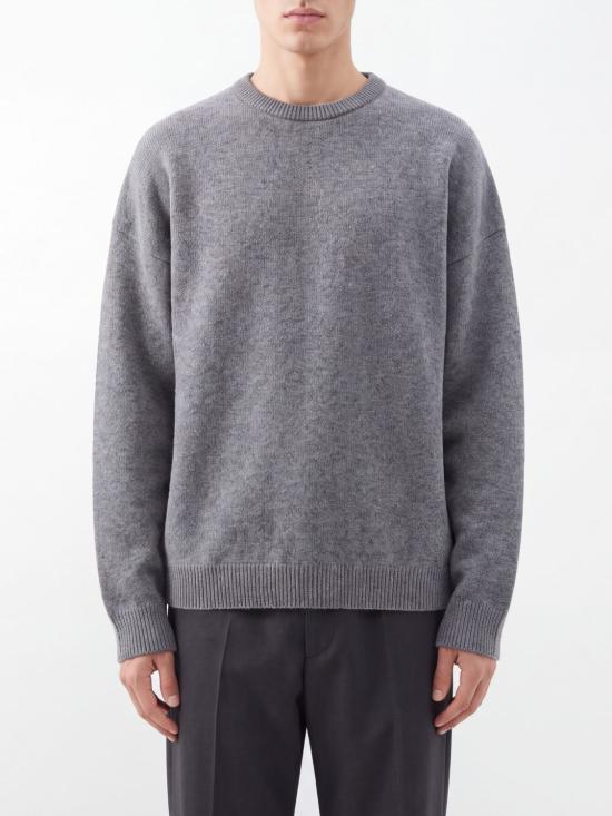 26FW 발렌시아가 스웨터 A0093VT1675 1100 Charcoal
