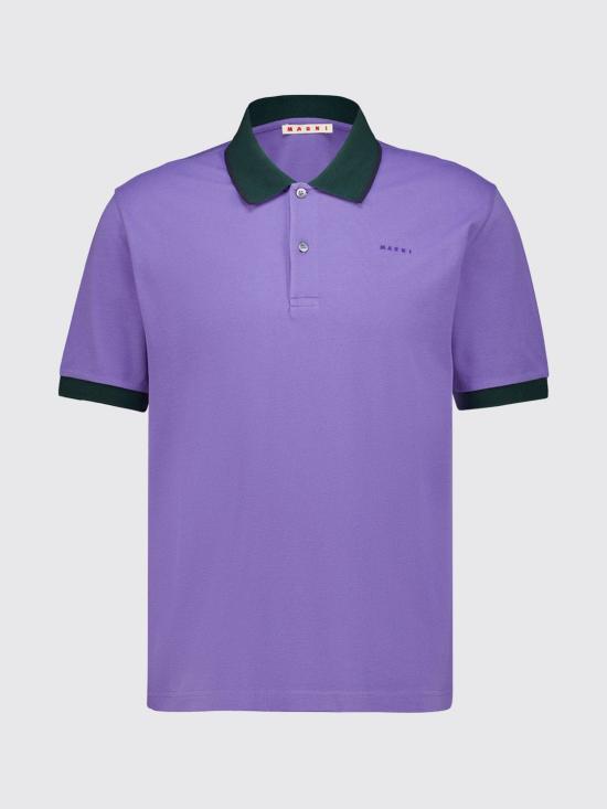 26FW 마르니 폴로 티셔츠 POJY0002LSUTC688 00C68 Violet - MARNI
