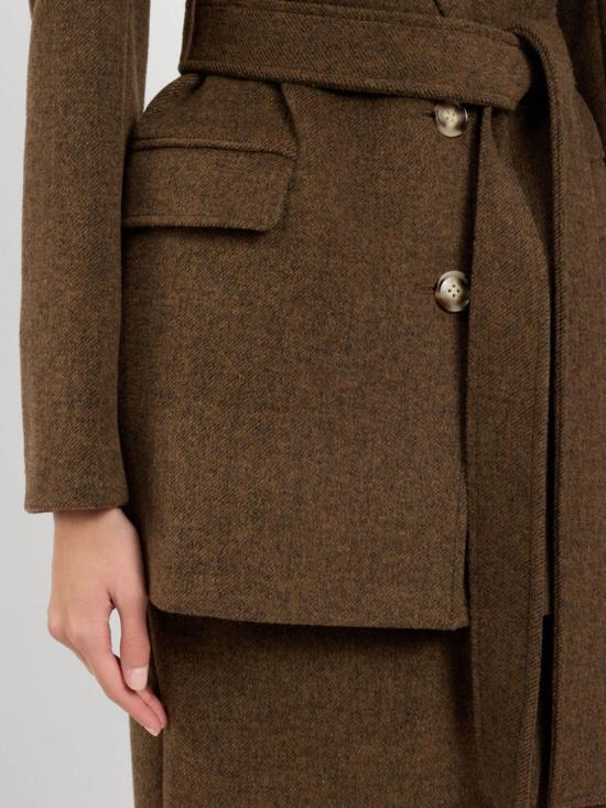 26FW 트윈셋 자켓 262LI2DCC 13881 Brown - TWINSET