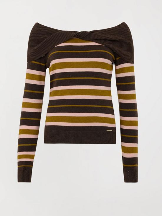 26FW 트윈셋 스웨터 262LI3BEE 13916 Brown - TWINSET