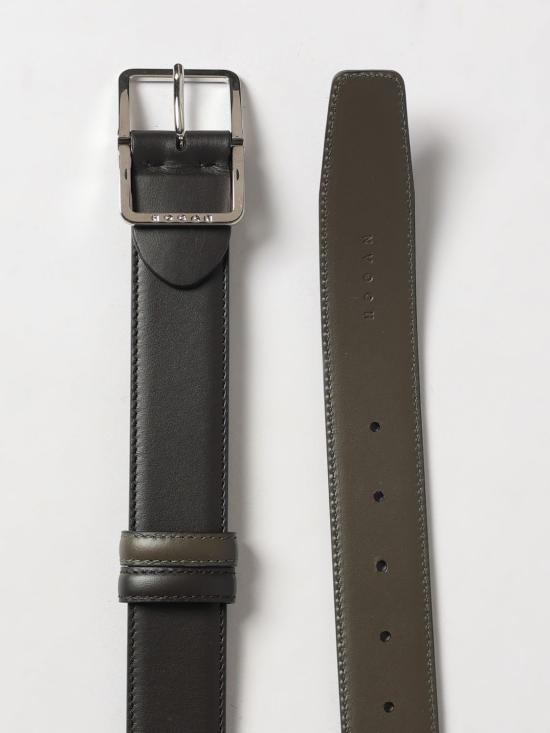 26FW 호간 벨트 KFMC00Y0100GAN 66D4 Dark - HOGAN