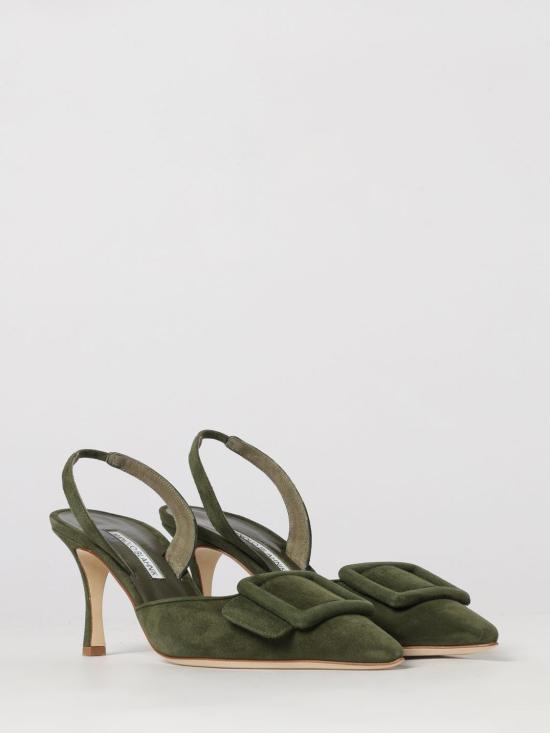 26FW 마놀로 블라닉 힐/펌프스 21901820040 3522 Kaki - MANOLO BLAHNIK
