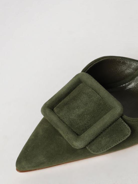 26FW 마놀로 블라닉 힐/펌프스 21901820040 3522 Kaki - MANOLO BLAHNIK