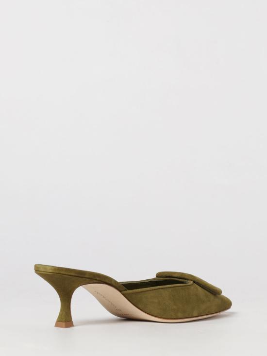 26FW 마놀로 블라닉 슈즈 9XX02460152 3531 Kaki - MANOLO BLAHNIK
