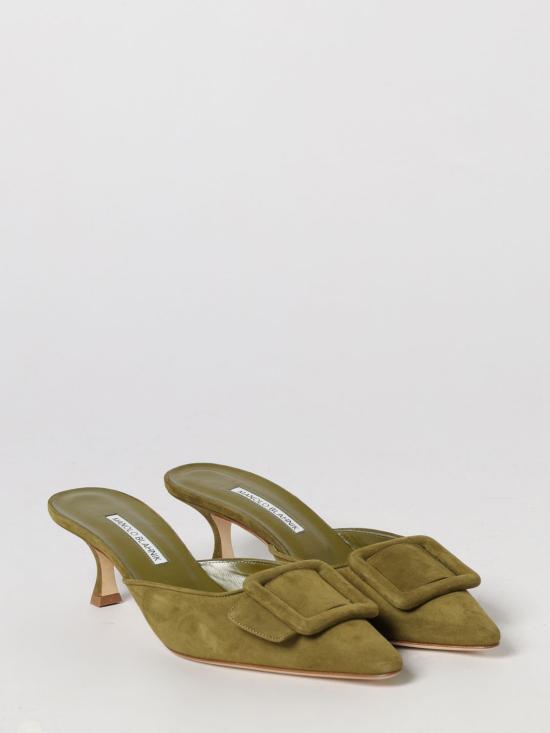 26FW 마놀로 블라닉 슈즈 9XX02460152 3531 Kaki - MANOLO BLAHNIK
