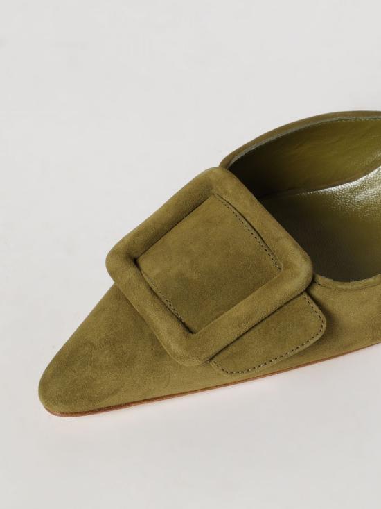 26FW 마놀로 블라닉 슈즈 9XX02460152 3531 Kaki - MANOLO BLAHNIK