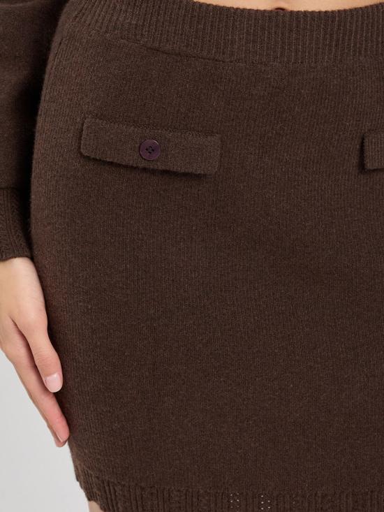 26FW 트윈셋 스커트 262LI3CBB 13677 Coffee - TWINSET
