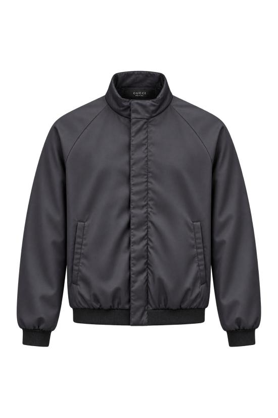 26FW 구찌 나일론 패딩 자켓 A003KUZAVJT 1000 Nero
