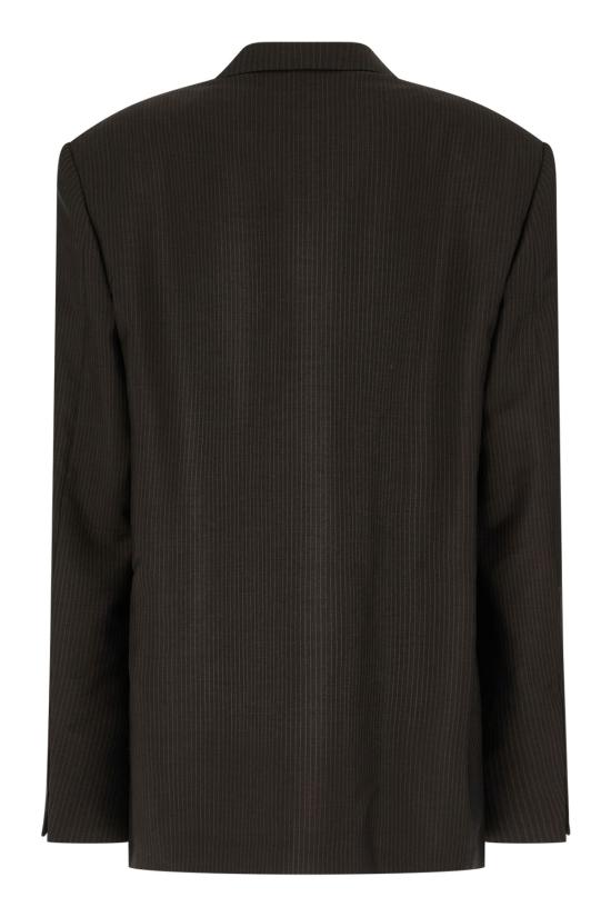 26FW 구찌 핀스트라이프 울 모헤어 재킷 핀스트라이프 울 모헤어 재킷 865194ZAUV6 2062 FONDENTE - GUCCI