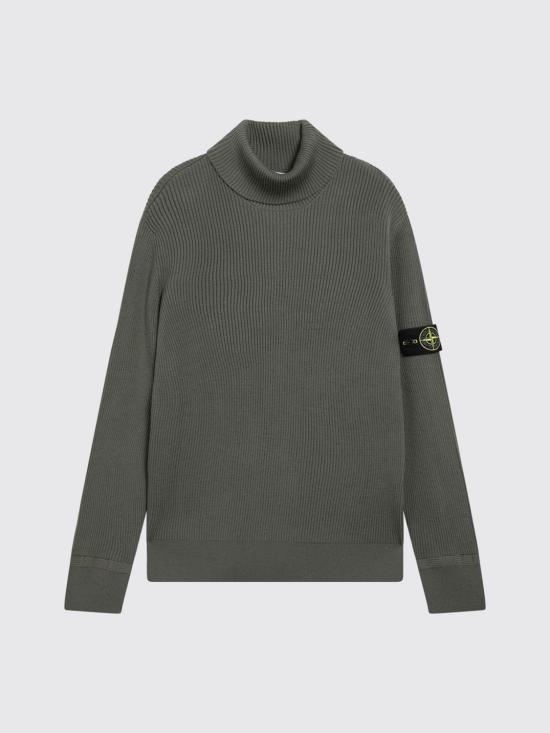 26FW 스톤 아일랜드 풀 립 RWS 울 터틀넥 점퍼 5100052S00C2 V005G Military - STONE ISLAND