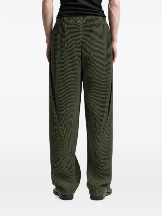 26FW 옴므 플리세 이세이 미야케 스트레이트 팬츠 HP68JF212 64 GREEN - HOMME PLISSE' ISSEY MIYAKE