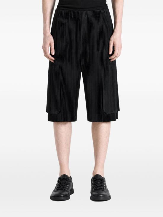 26FW 옴므 플리세 이세이 미야케 숏팬츠 HP68JF094 15 BLACK - HOMME PLISSE' ISSEY MIYAKE