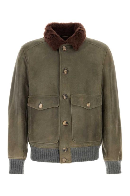 26FW 브루넬로 쿠치넬리 아우터 MPMWT1952 CMD40 Green