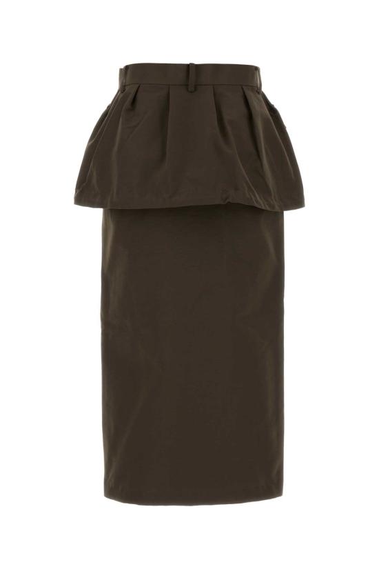 26FW 사카이 스커트 2608727 601 Brown - SACAI