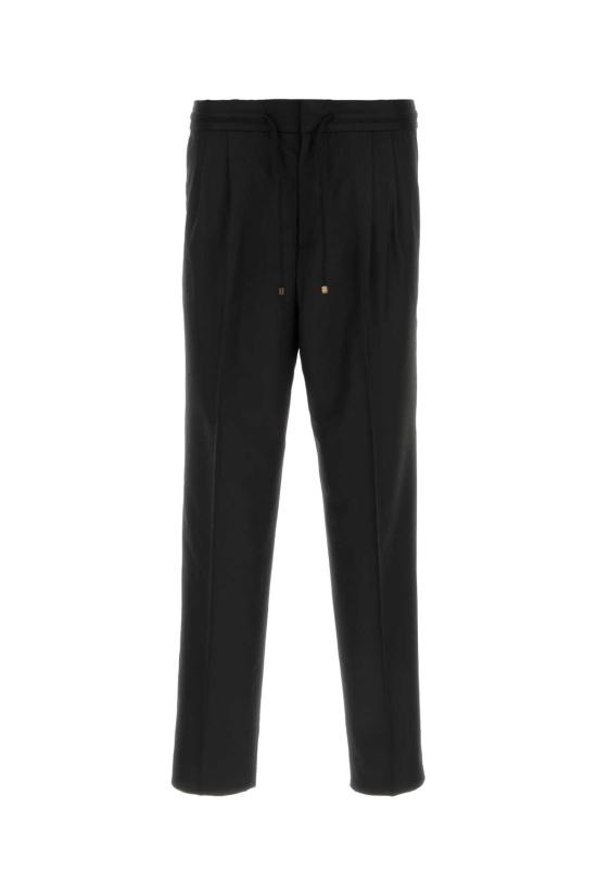 26FW 브루넬로 쿠치넬리 스트레이트 팬츠 ME226E1710 C5730 Black