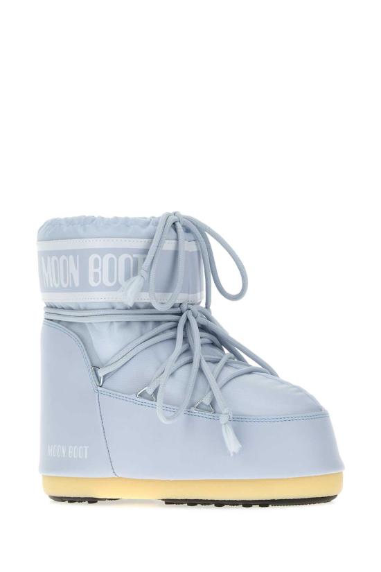 26FW 문부츠 아이콘 나일론 로우 부츠 1409340 K014 Light Blue - MOON BOOT