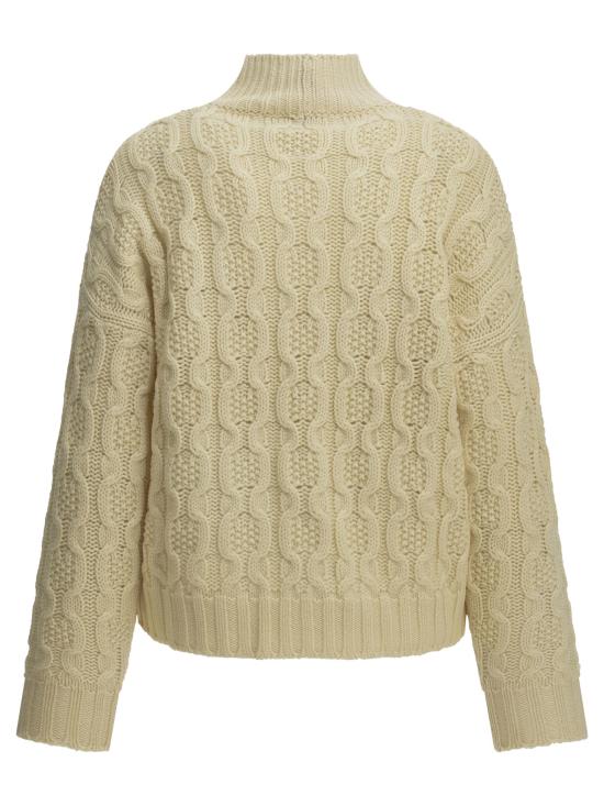 26FW 이네스 드 라 프레상쥬 스웨터 17K136WE011P110 White - INES DE LA FRESSANGE