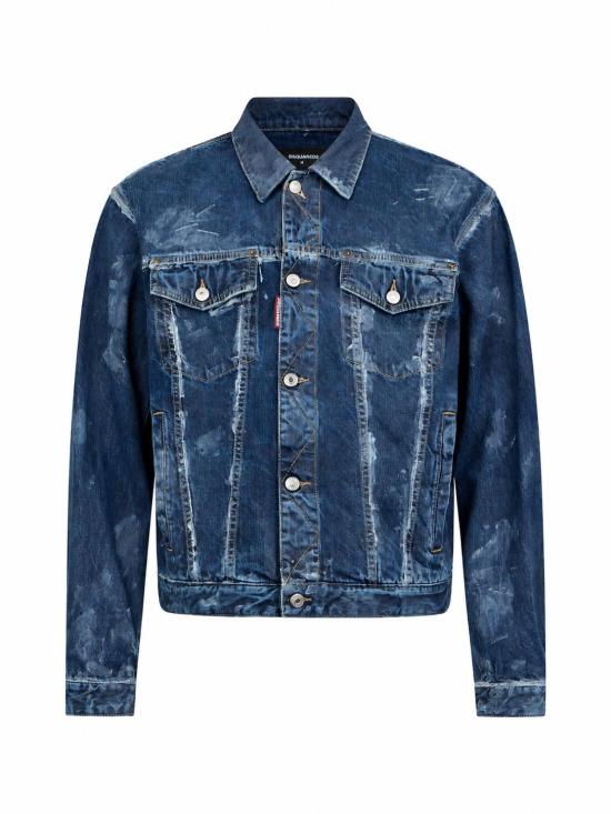26FW 디스퀘어드2 자켓 S71AN0702D30011 470 NAVY BLUE