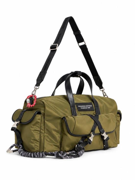 26FW 디스퀘어드2 더플백 DFM008011709054 M682 MILITARY BLACK - DSQUARED2