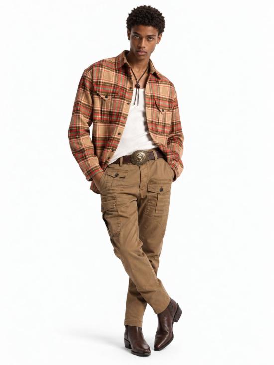 26FW 디스퀘어드2 스트레이트 팬츠 S74KB1128S39021 141 BROWN - DSQUARED2