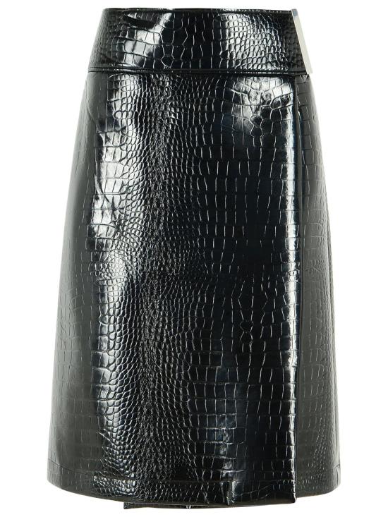 26FW 스포트막스 숏 스커트 2622106072002 Black