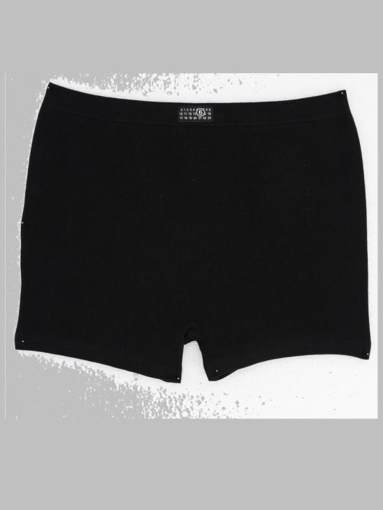 26SS MM6 메종마르지엘라 폴로 티셔츠 MKLG20010 001 BLACK