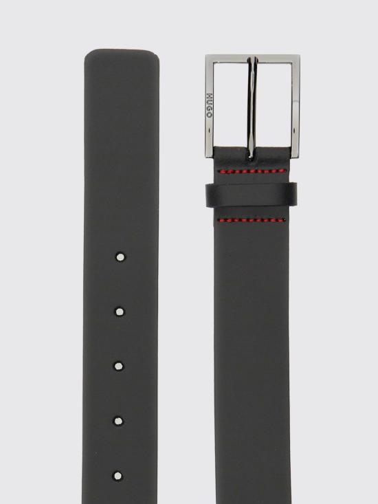26FW 휴고보스 가죽 벨트 50496596 001 BLACK DOM - HUGO BOSS