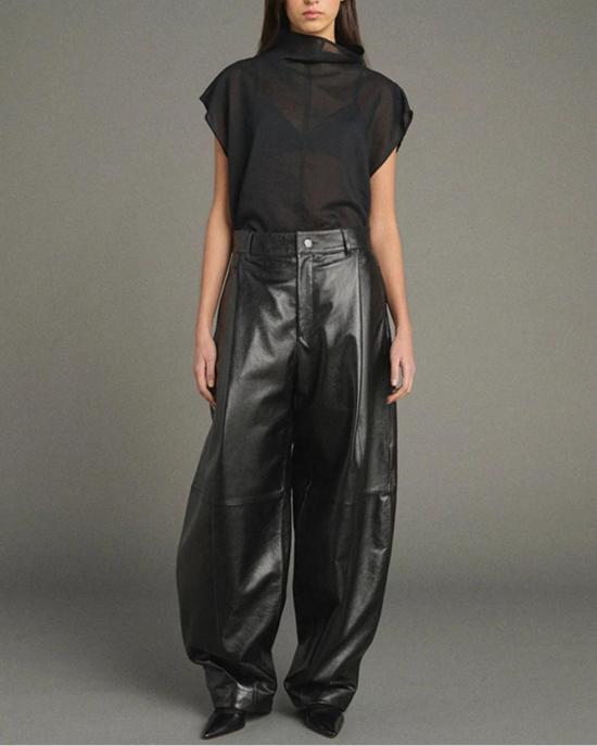  쉐르 블라우스 CHE1095IZUMI26WNOI01 BLACK - SOEUR