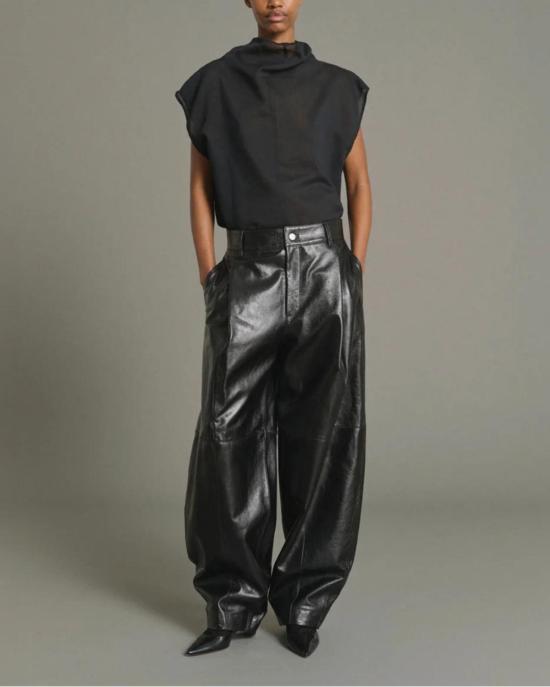  쉐르 블라우스 CHE1095IZUMI26WNOI01 BLACK - SOEUR