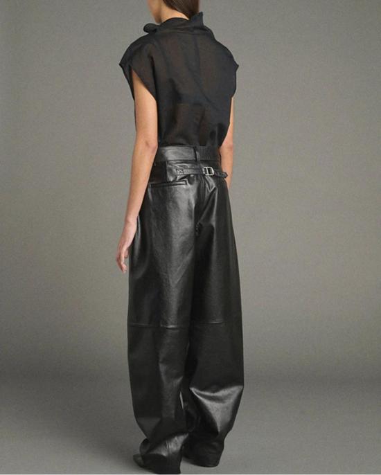  쉐르 블라우스 CHE1095IZUMI26WNOI01 BLACK - SOEUR