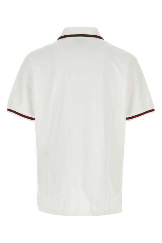26FW 구찌 코튼 폴로 셔츠 795174XJEOX 9692 WHITE - GUCCI