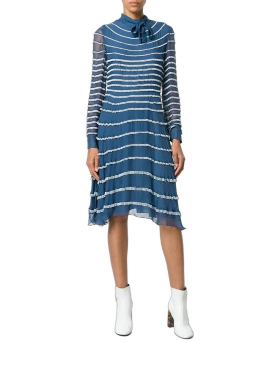  발렌티노 가라바니 원피스 019eef9a 0ce0 7a7e 906b 94627f44172e BLUE - VALENTINO GARAVANI
