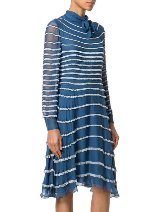  발렌티노 가라바니 원피스 019eef9a 0ce0 7a7e 906b 94627f44172e BLUE - VALENTINO GARAVANI