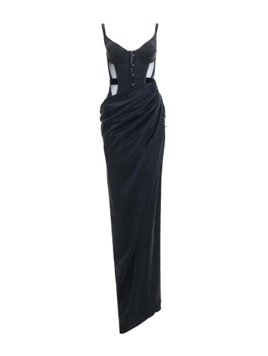  마리아루시아호한 원피스 MALENA BLACK