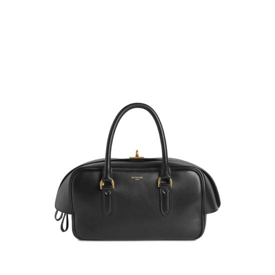 26FW 발렌시아가 르 셋 볼링백 스몰 A0001P 2ACRT 1053 BLACK