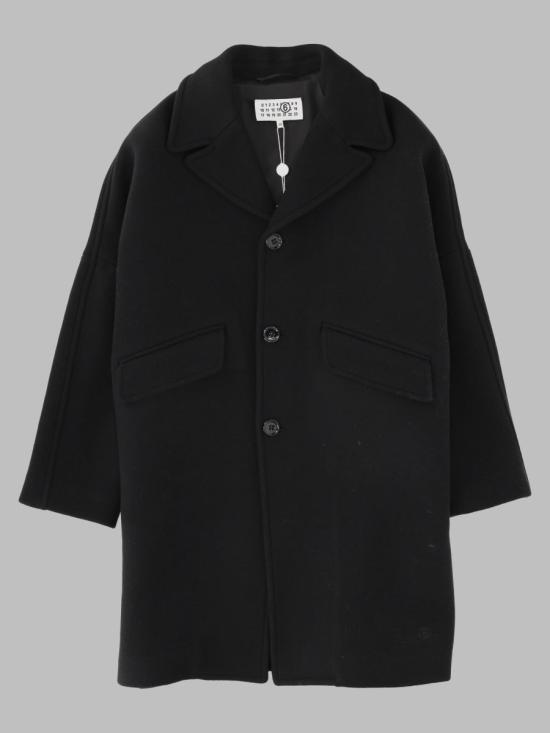 26FW MM6 메종마르지엘라 코트 M60833K MM00WM6900 BLACK