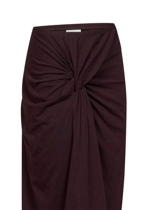 26FW 드리스 반 노튼 스커트 0111194603358 BURGUNDY - DRIES VAN NOTEN