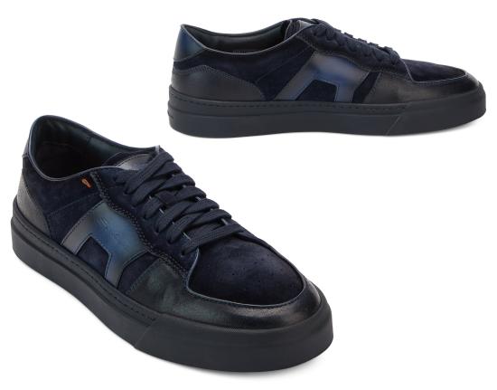 26FW 산토니 스니커즈 MBGT22221OCNTGEUU60 BLUE - SANTONI