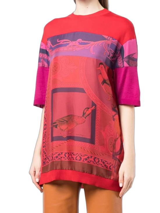  살바토레 페라가모 폴로 티셔츠 019eef94 40c2 72d1 9e77 e62526a1984d RED - SALVATORE FERRAGAMO