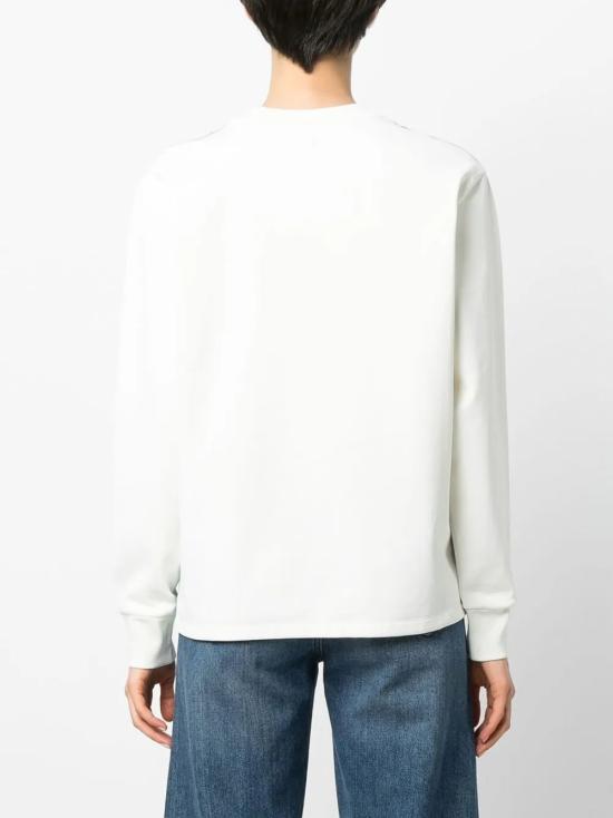  살바토레 페라가모 긴팔 티셔츠 019ee070 79d5 7435 a4aa 7170de5a6552 WHITE - SALVATORE FERRAGAMO
