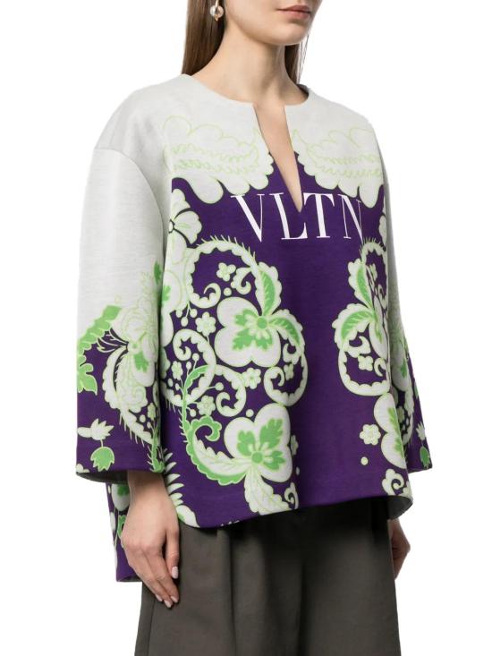  발렌티노 가라바니 긴팔 티셔츠 019f433c e49c 73d8 80fe 527e0077bf93 PURPLE - VALENTINO GARAVANI
